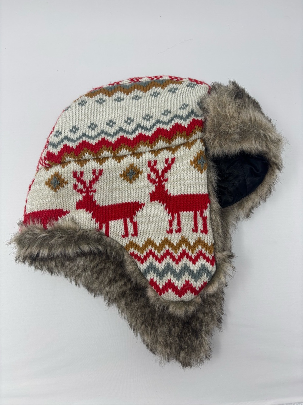 Nordic Reindeer Trapper Hat